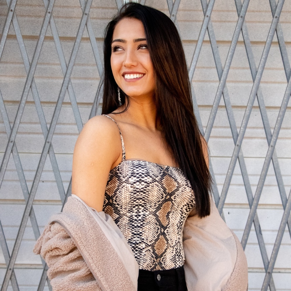 snakeskin bodysuit - Picture 4 of 7